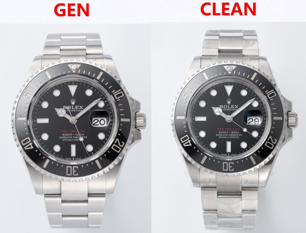 Clean 126600 Sea-Dweller Comparison Between True And False